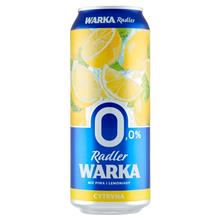 Warka Radler 0.0% Lemon 24*0,5l blik