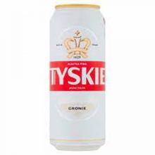 Tyskie 500 mll blik / Alc5,0%Eks11,4%
