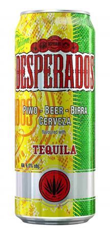 Desperados Tequila 0,5l blik / Alc 5.9%Eks 14.6%