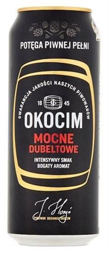 Okocim Mocne 0,5l blik /Alc7%Eks14,7%