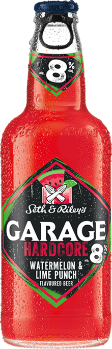 Garage Hardcore Watermelon&Lime Punch 20* 0,4l fles/alc 8.0%