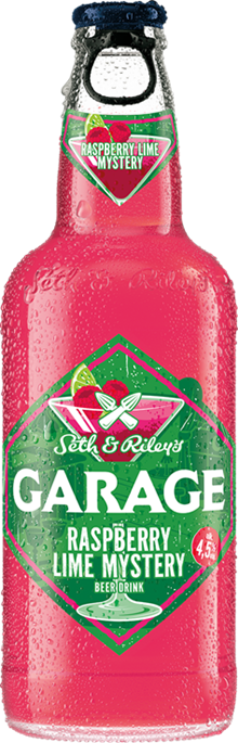 Garage Raspberry Lime Mystery 0,4l fles / alc.4,5%