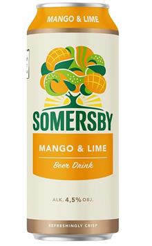 Somersby Mango-Lim 0,5l blik / Alc4,5%Eks 12,5%