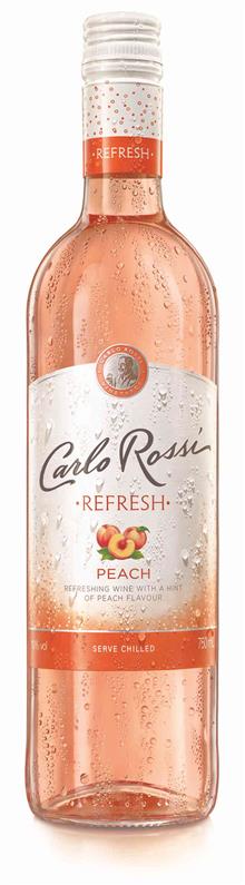 Carlo Rossi Refresh Peach 750ml / Alc10%