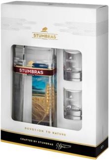 Stumbras vodkaCentenary + 2 glasses giftbox 70cl 40%alc