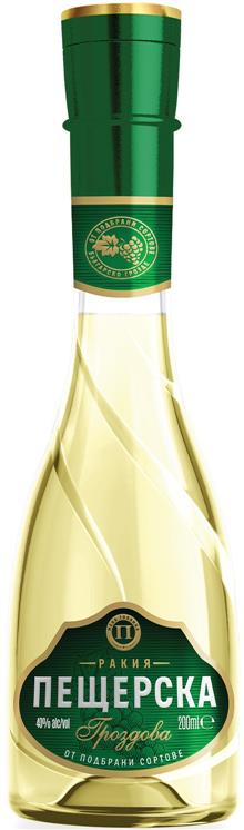 Peshterska Grape Rakia 40% 12x20cl PET bottle