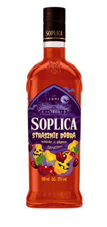 Soplica HALLOWEEN Kersen- Kweepeer 15 x 0,5l / Alc.25%